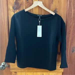 Eileen Fisher Classic Black Long Sleeve Top